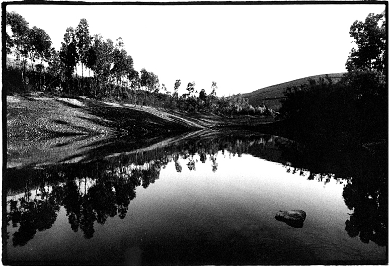 Barragem da Bravura in Portugal, by Toby Deveson. August 1992. Part of the West of the Sun series of Landscapes